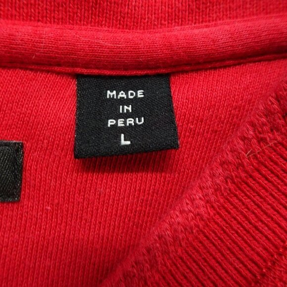 NCAA Ohio State Buckeyes Red Ashworth Vest Sweater Size Large - Picture 5 of 7